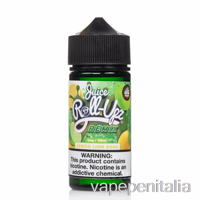 Vape In Italia Soda Al Limone E Lime - Succo Roll Upz Remix - 100 Ml 0 Mg